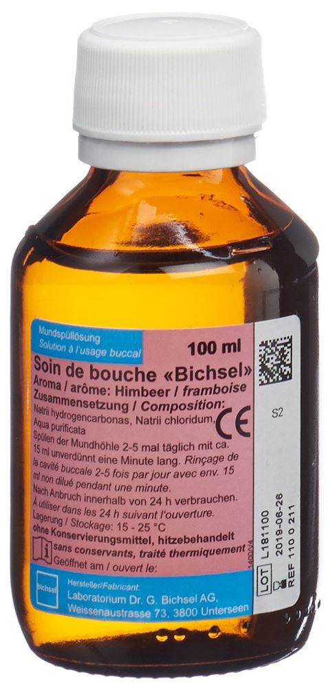 SOIN DE BOUCHE Bichsel<br>100 ml, Mundspülung, Himbeere