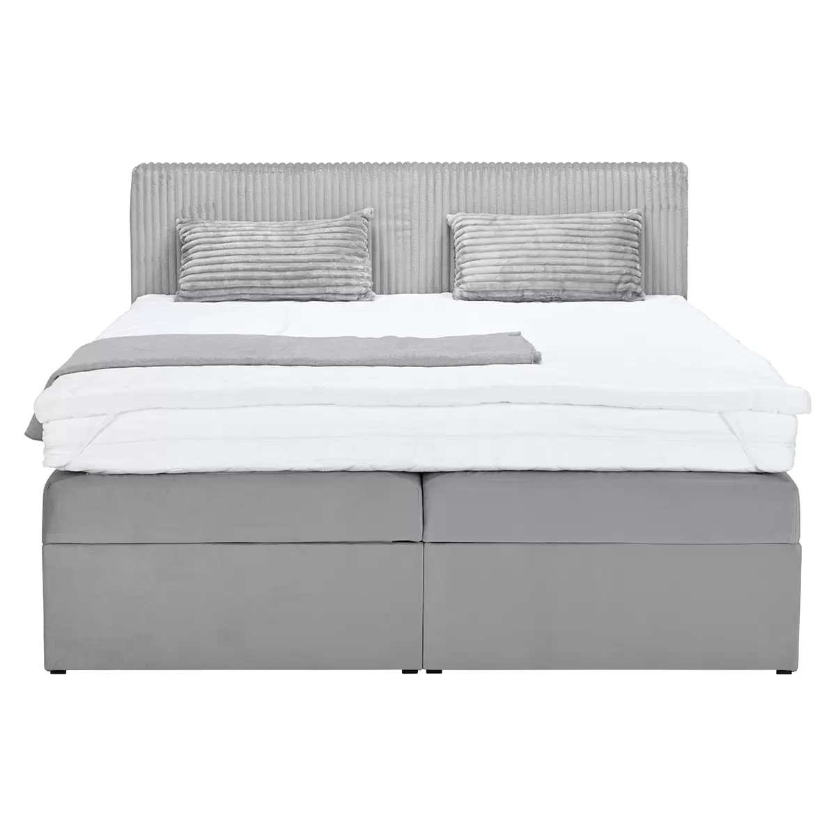 Boxspringbett Rossa 160 x 200 Silber
