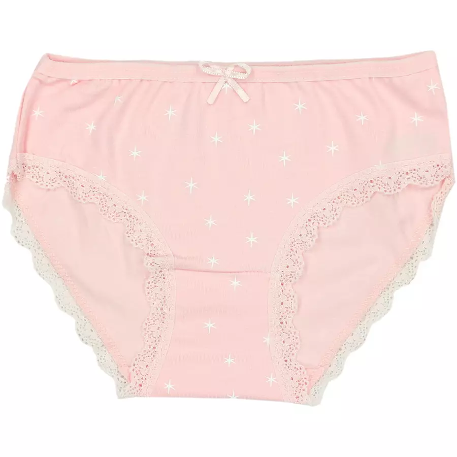 TupTam Mädchen Slips mit Aufdruck 10er Pack beige