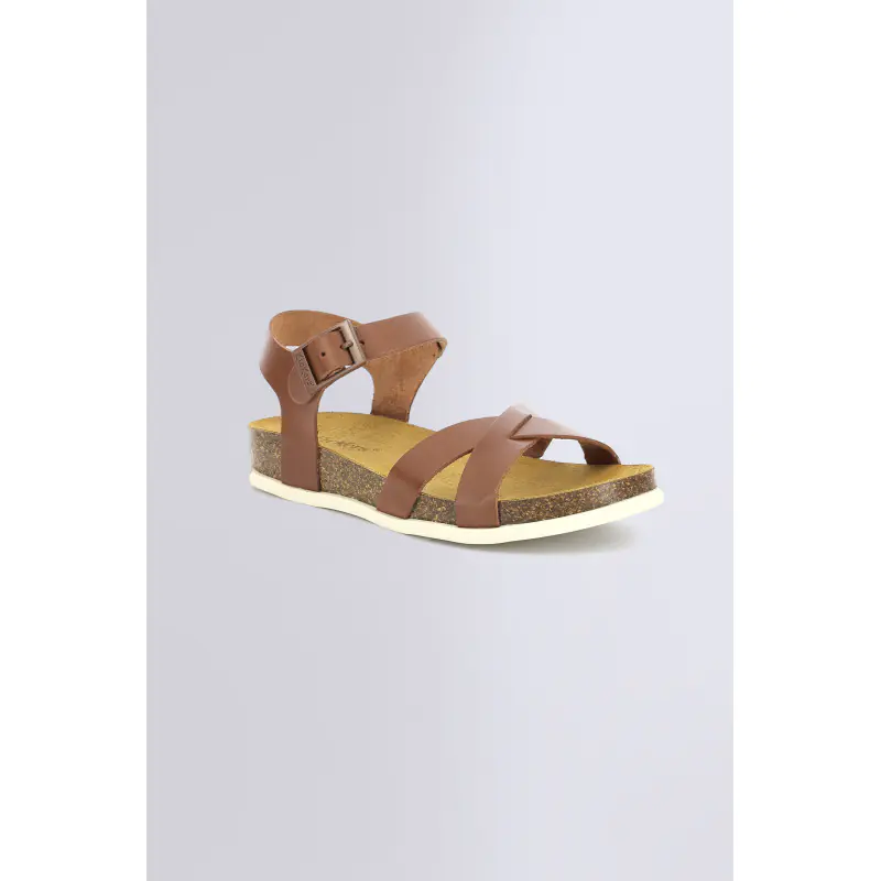 Kick alberta Camel SANDALES Cuir Femme