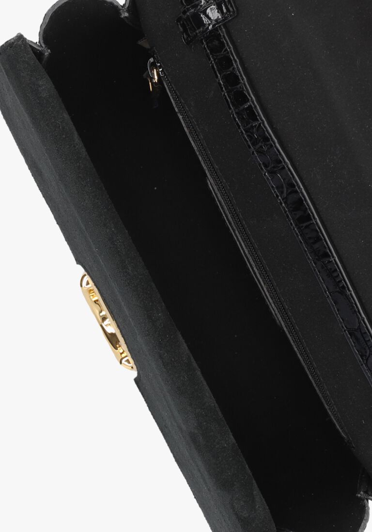 zwarte furla schoudertas sfera s crossbody round