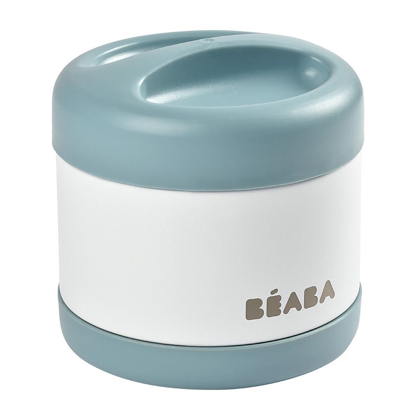 Bouteille isotherme thermo-portion en inox 500 ml - Baltic Blue/ White - Ecru