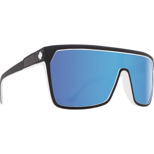 Lunette vélo SPY FLYNN WHITEWALL HD PLUS WHITEWALL HD PLUS GRAY GREEN WITH LIGHT BLUE SPECTRA MIRROR