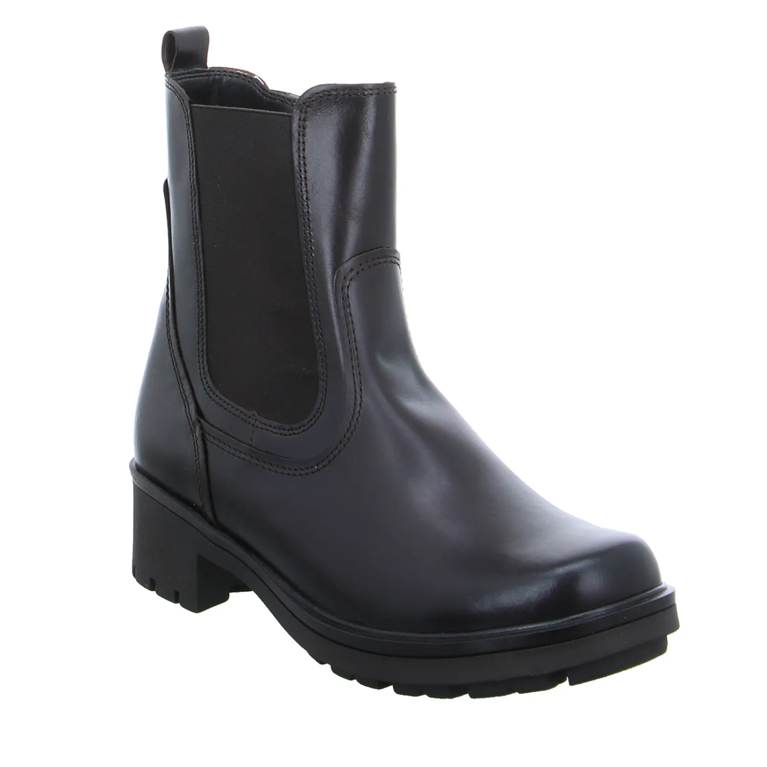 GABOR Boot Braun Leder