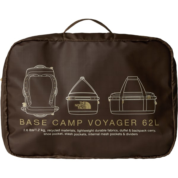 Duffel THE NORTH FACE BASE CAMP VOYAGER DUFFEL 62L SMOKEY BROWN/KHAKI STONE