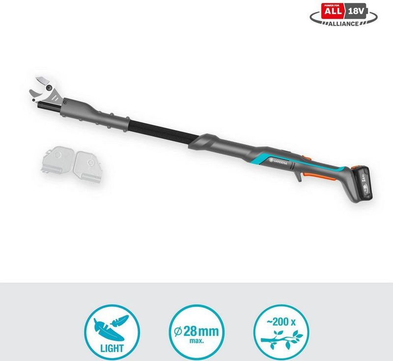Gardena - EasyCut - Takkenschaar - Accu - 2,5 m - Gehard Staal