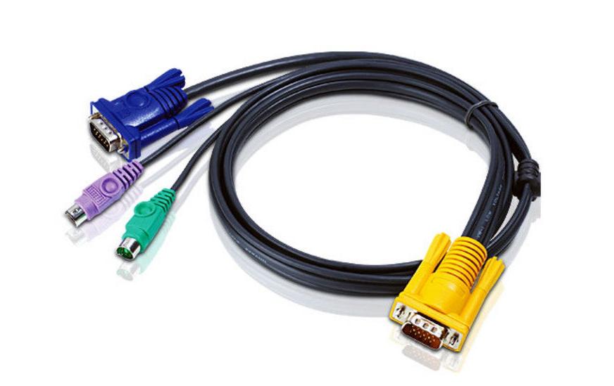 KVM-Kabel 2L-5206PPS/2-VGA-KVM-Kabel, 6 m