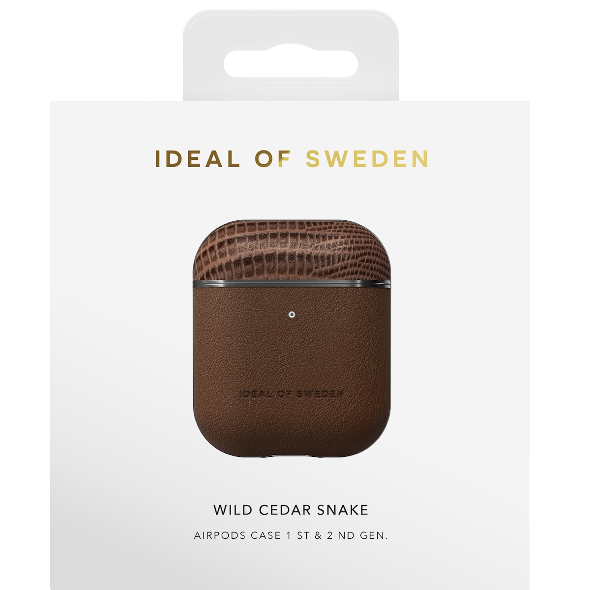 iDeal of Sweden AirPods Gen 1/ 2 deksel (Wild Cedar Snake)