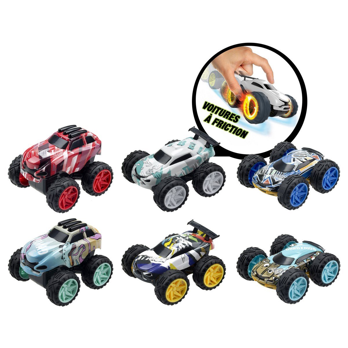 EXOST JUMP - 1 voiture à friction 8 cm