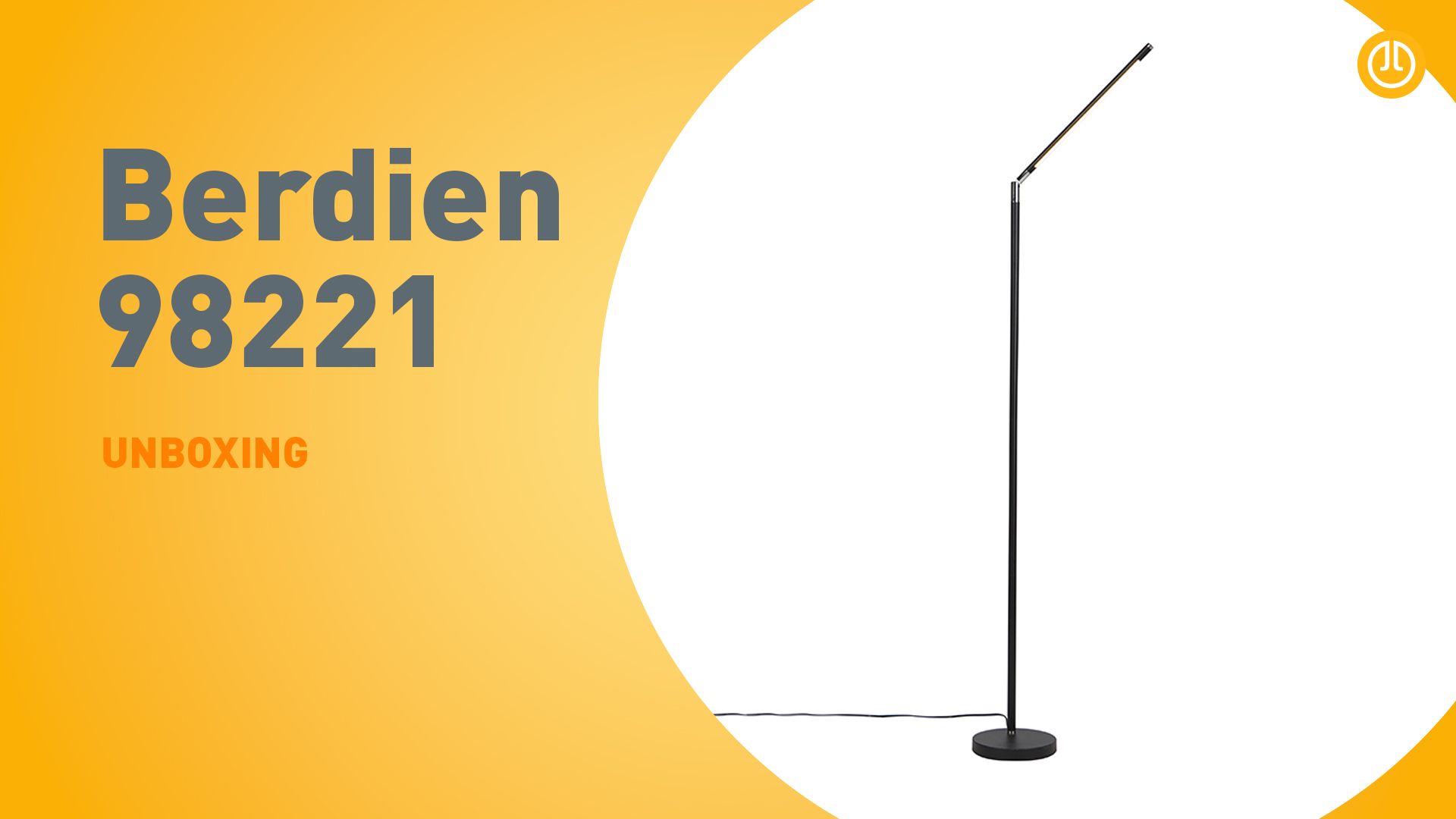 Moderne vloerlamp zwart incl. LED met touch dimmer - Berdien
