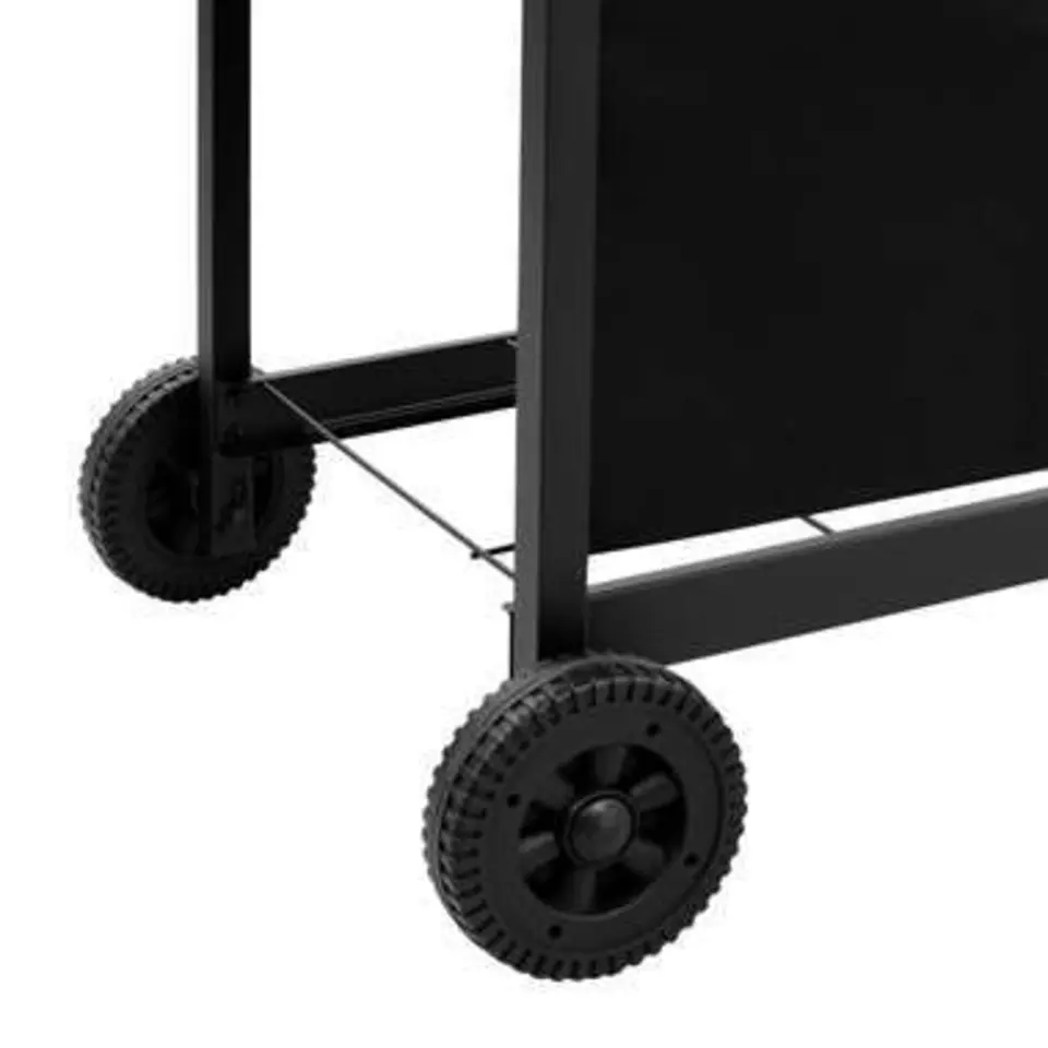 vidaXL - Gasbarbecue-grill - Zwart - Staal