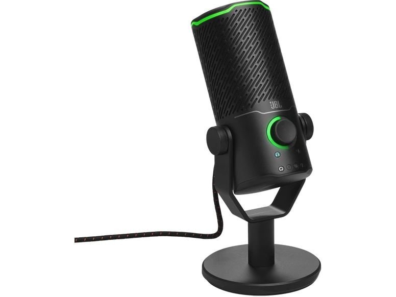 JBL Kondensatormikrofon Quantum Stream Studio Schwarz USB-Streaming-Mikrofon mit dreifachem Kondensator