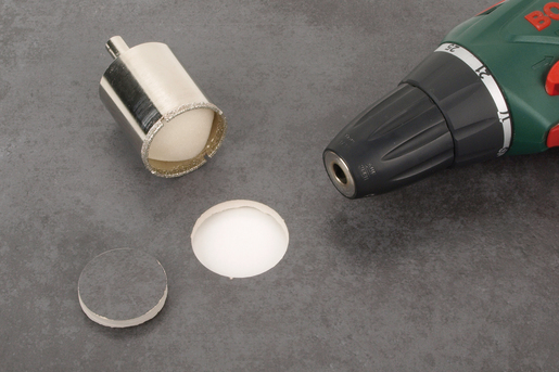 Wolfcraft diamantboorkroon 74mm voor natuursteen