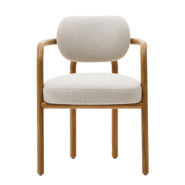 Kave Home Melqui eetkamerstoel beige