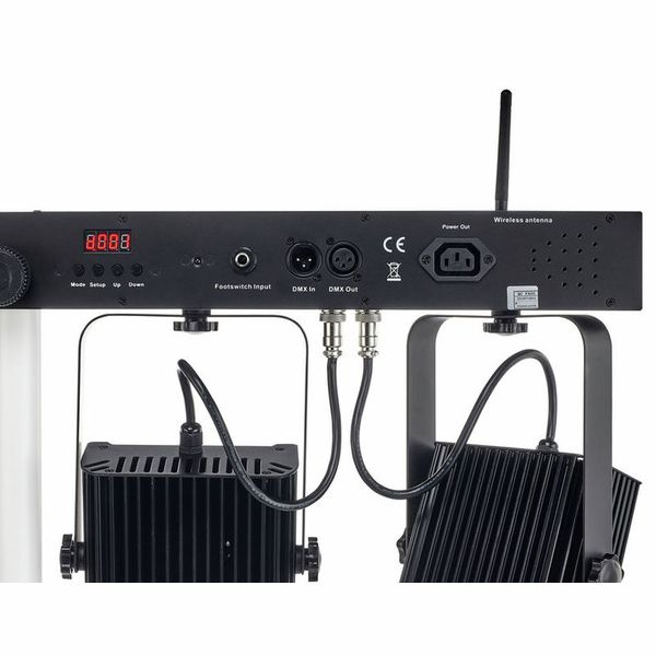 Stairville CLB8 Compact LED Bar 8 Bundle