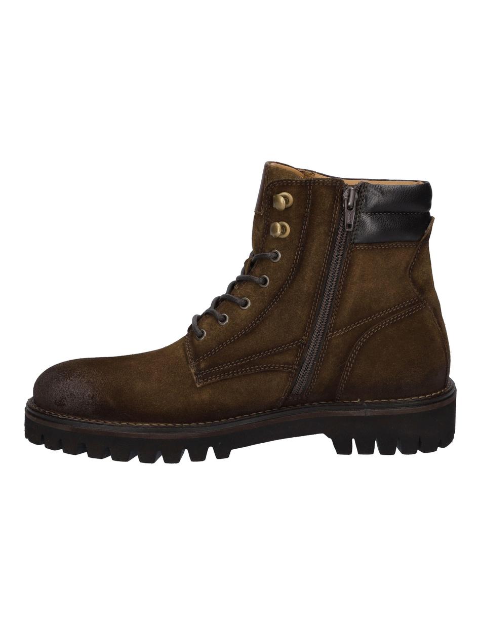 Stiefelette Romed 01, tabak-kombi