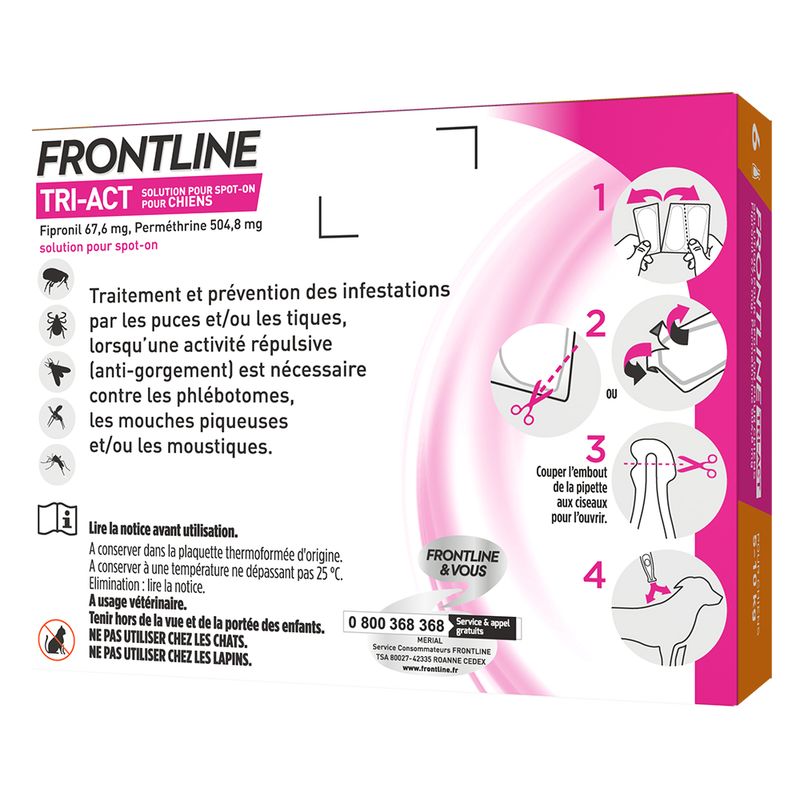 FRONTLINE TRI-ACT, 5 - 10 kg