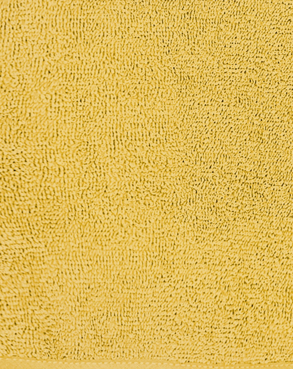 Frottee-Badeponcho UNI in mustard
