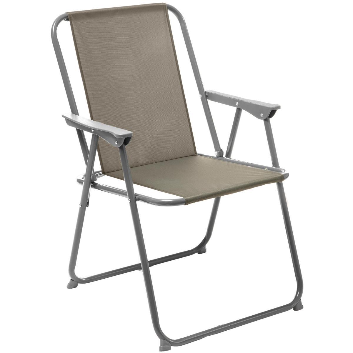 CHAISE PLIANTE GRECIA TAUPE