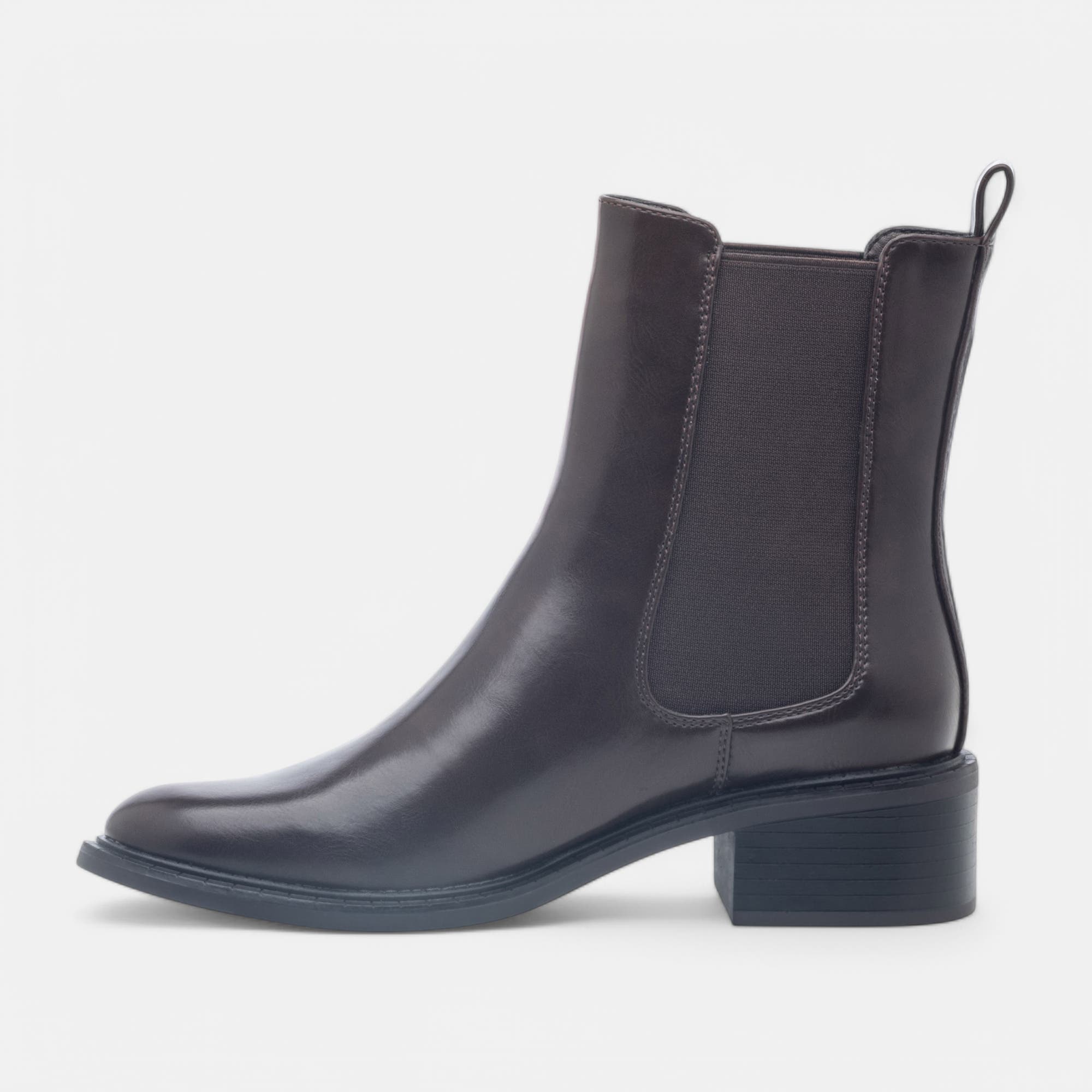 Boots chelsea Femme marron