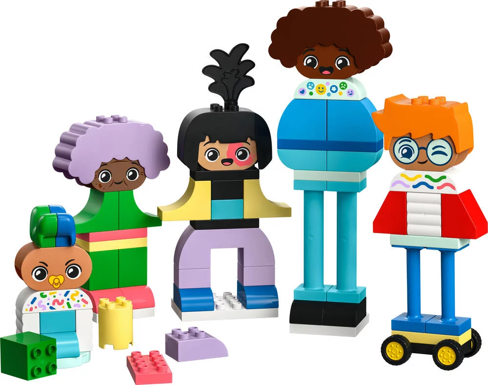 LEGO®DUPLO®MA VILLE 10423 - PERSONNAGES A CONSTRUIRE AUX DIFFERENTES EMOTIONS