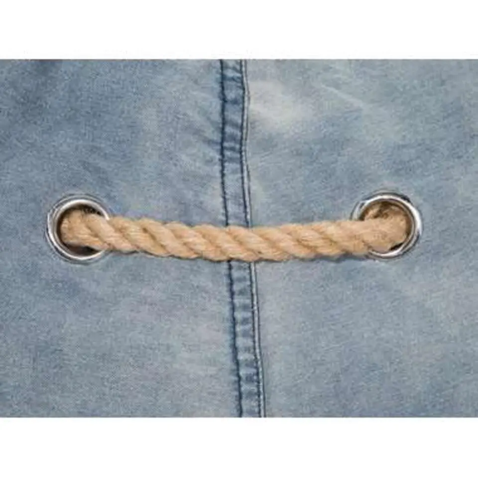 Beliani Zitzak DROP - Blauw polyester
