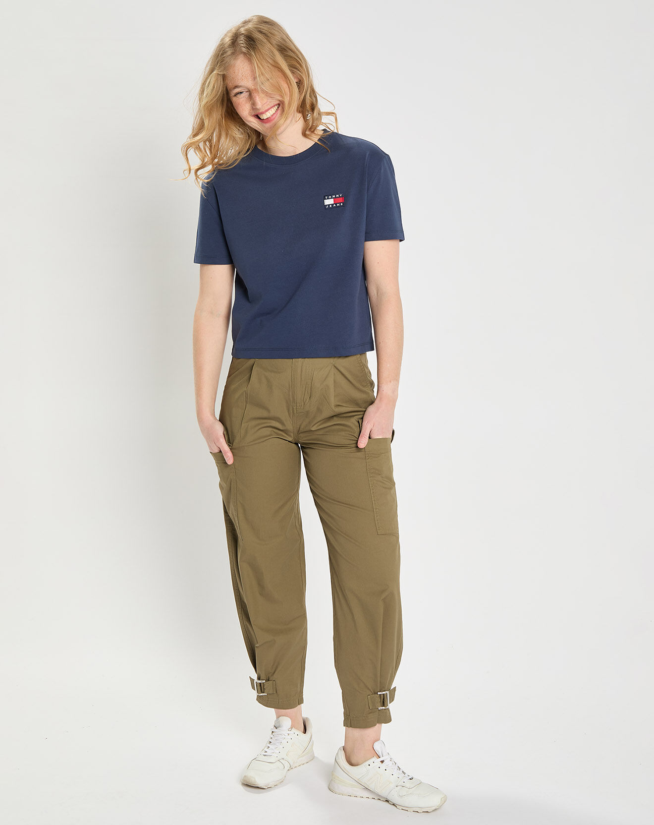 Tommy Jeans T-Shirt Tommy Badge bleu marine