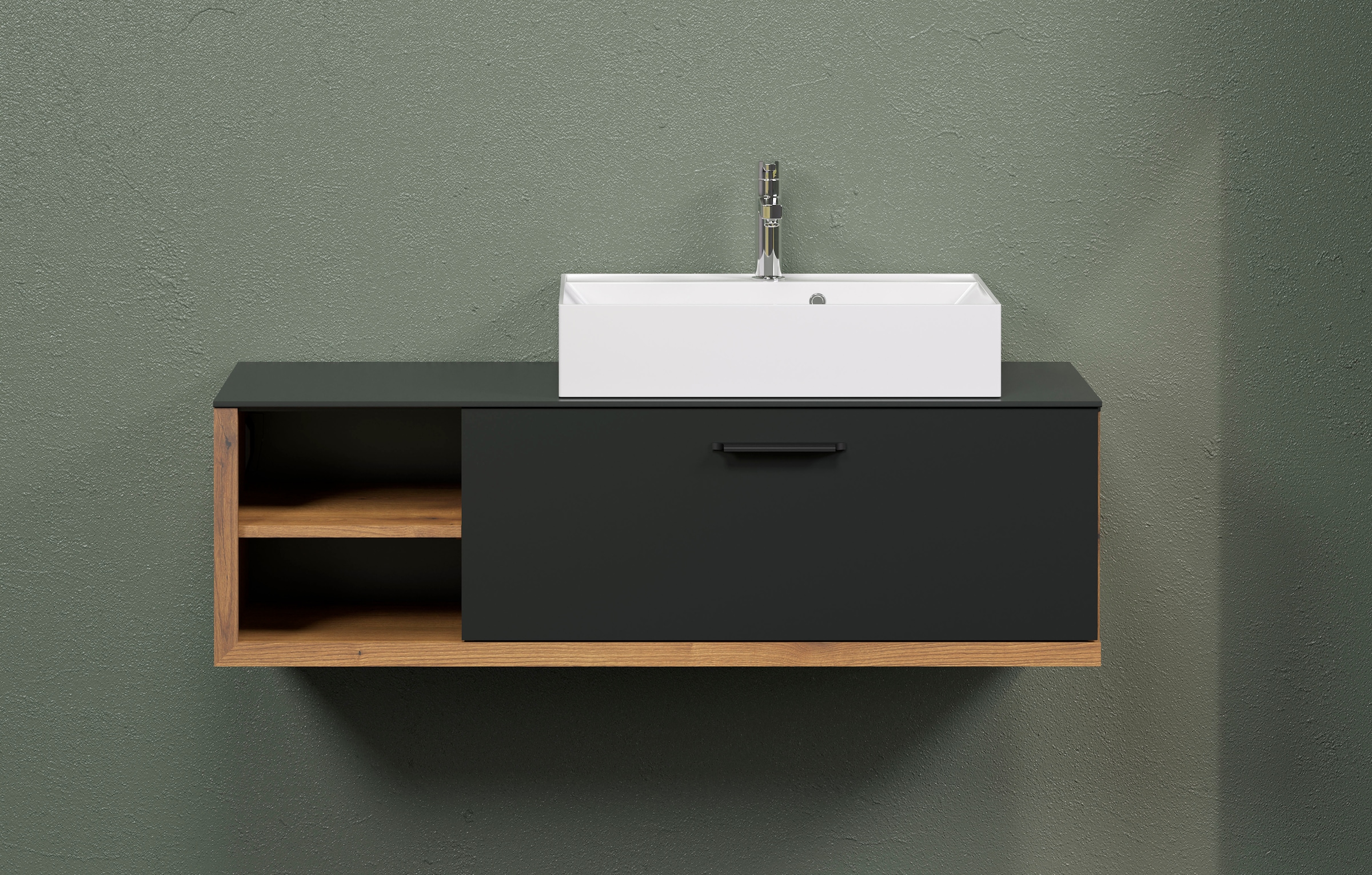 welltime Waschtisch »Premont« Eleganter Waschbeckenunterschrank mit 60 cm Waschbecken - Softclose