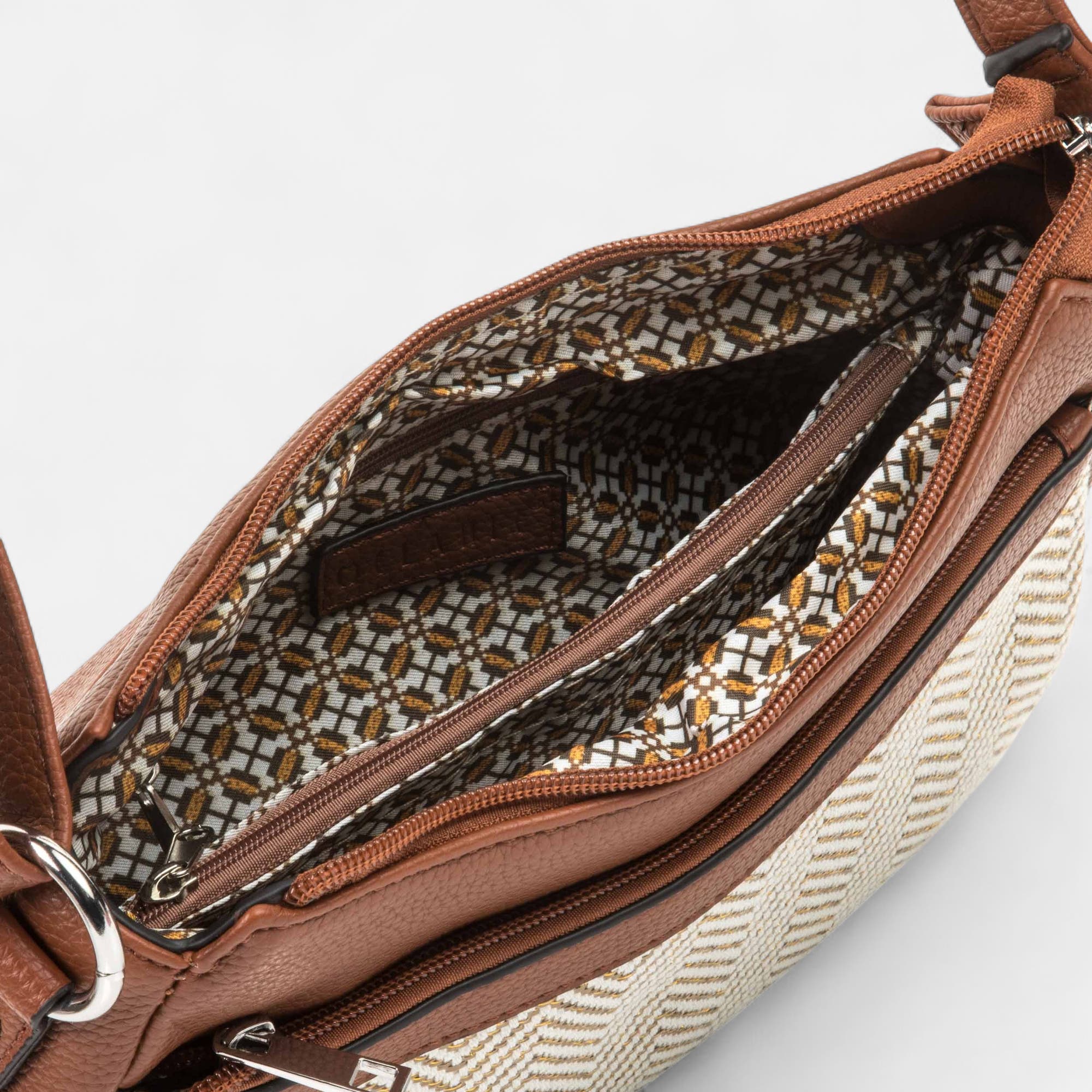 Sac bandoulière cognac