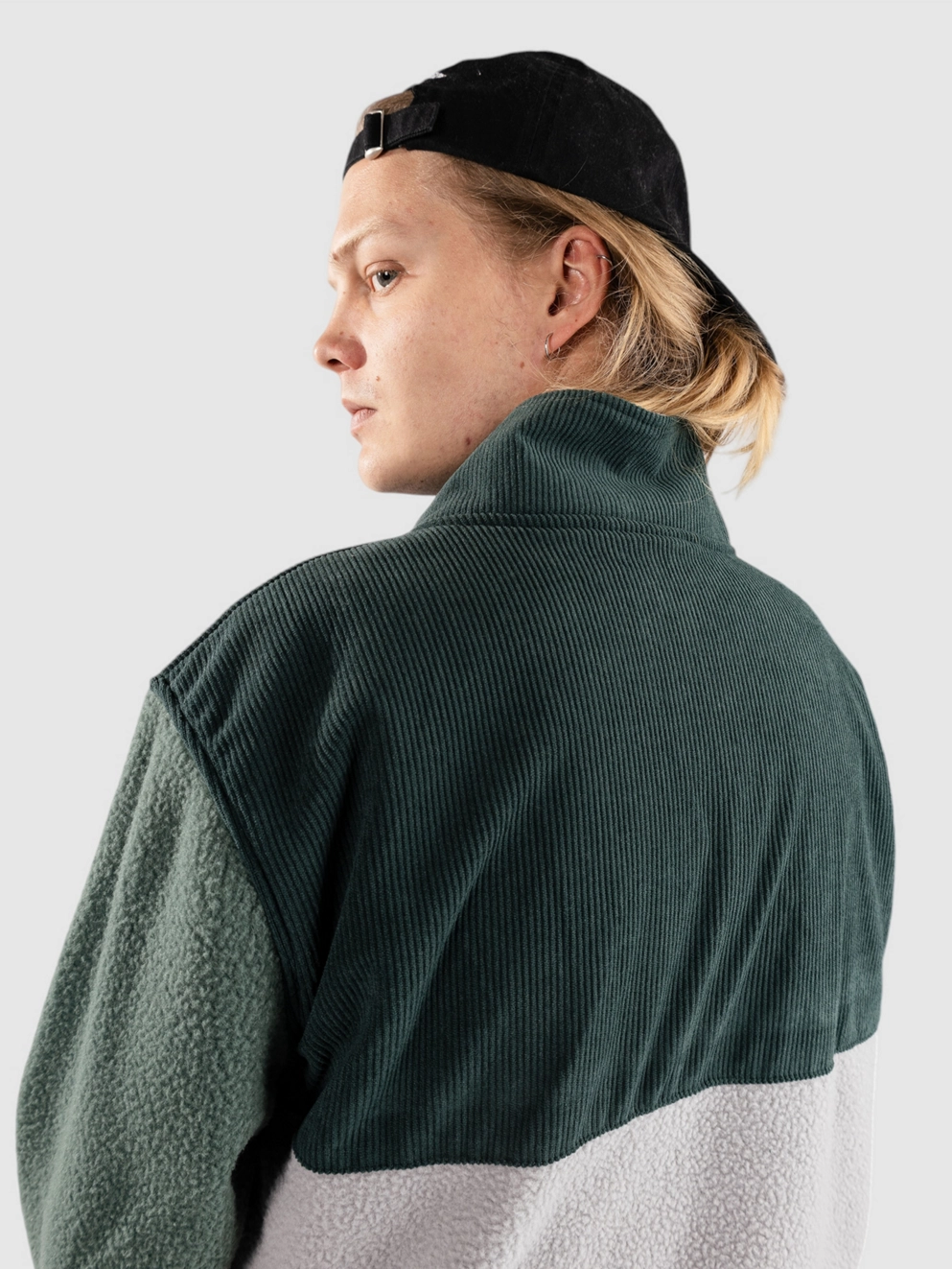 Billabong Boundary Trail Zip Sweater forest green