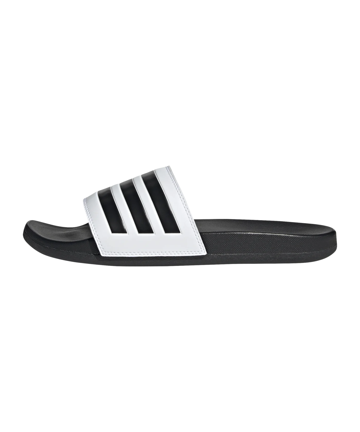 adidas Adilette Comfort Regular Weiss Schwarz
