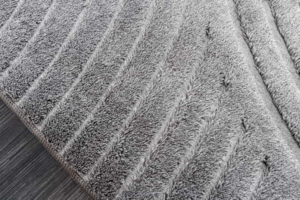 Moderner Teppich ART DECO 230x160cm grau Kurzflor Indoor Hoch-Tief-Effekt