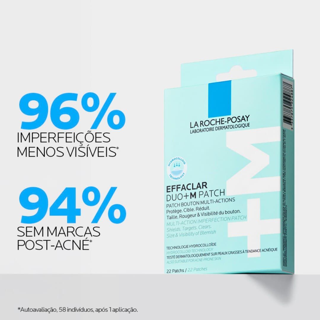 LA ROCHE POSAY  Effaclar Duo +M Patches Anti-Imperfeições - 22un