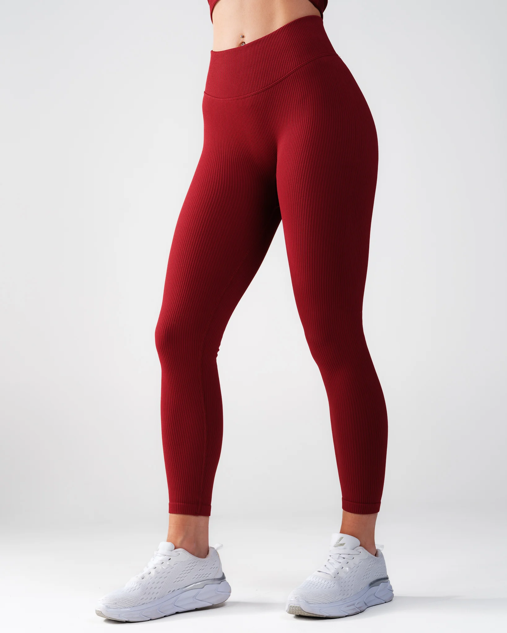 Bumpro Perfect Rib Scrunchie Tights Wine