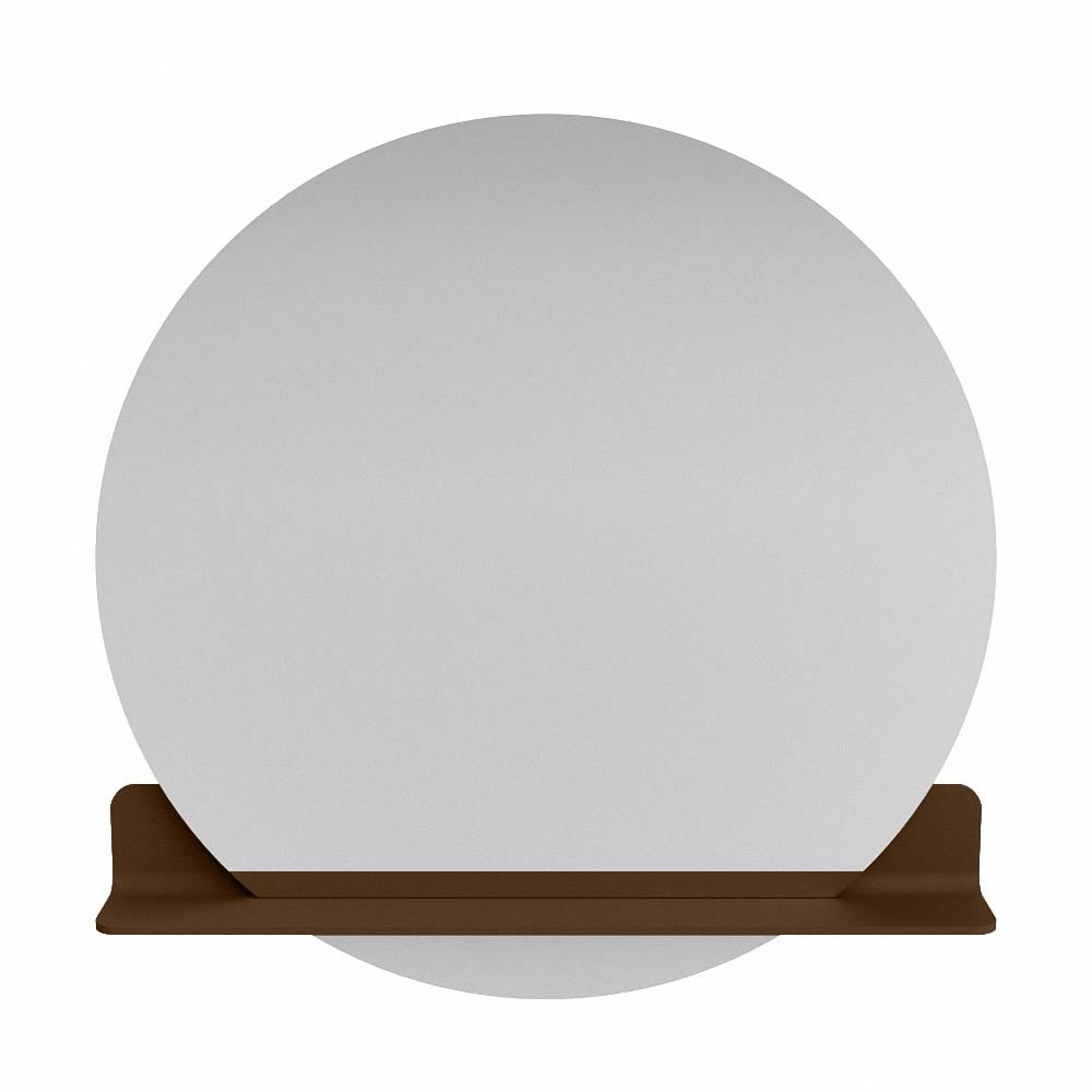 Mondiaz Spot spiegel rond Ø90cm met planchet rust