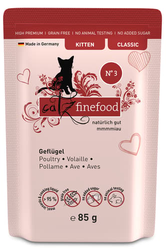 catz finefood KITTEN Geflügel 85g