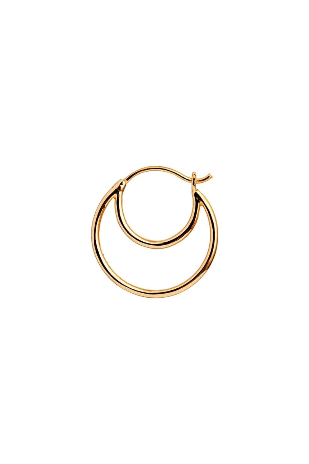 Stine A Double Creol Earring Goldenen
