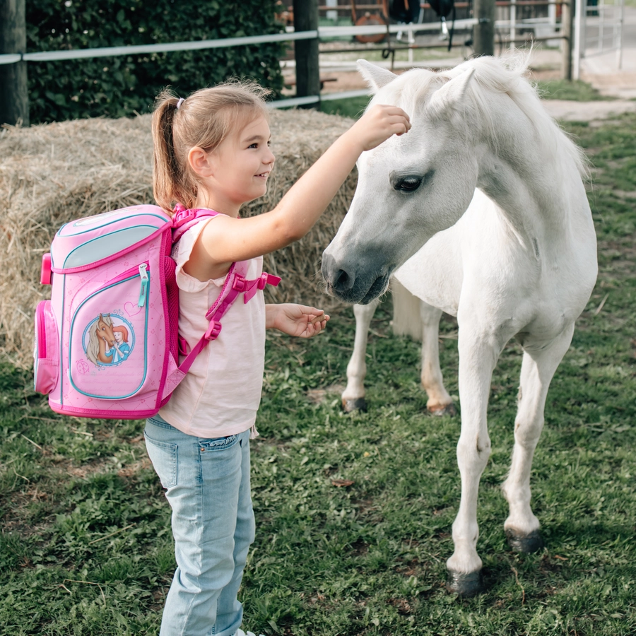 Scooli EasyFit Schulranzen-Set Bibi & Tina, 5-teilig