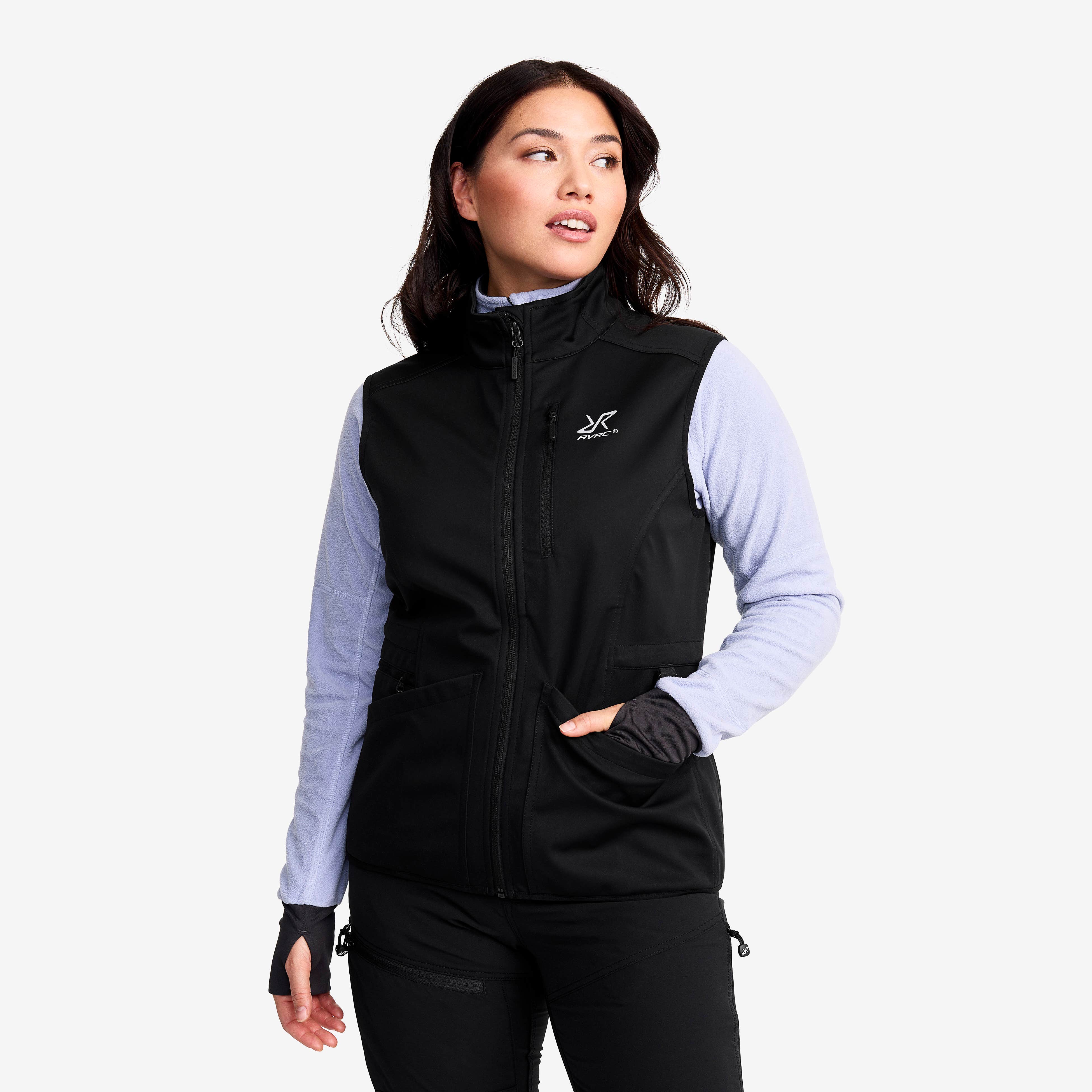Responder Softshell Vest  Dame Black