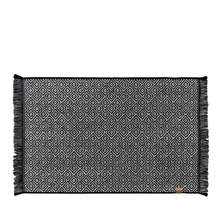 Mette Ditmer - Morocco Badematte 50 x 80 cm, schwarz / weiss