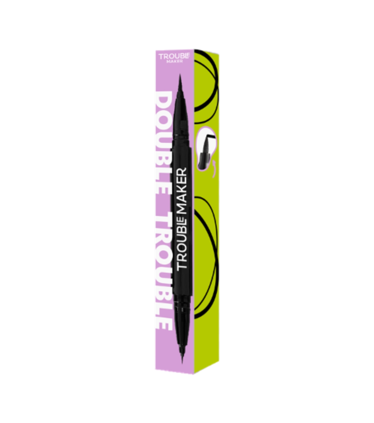 Trouble Maker - Delineador de ponta dupla Double Trouble