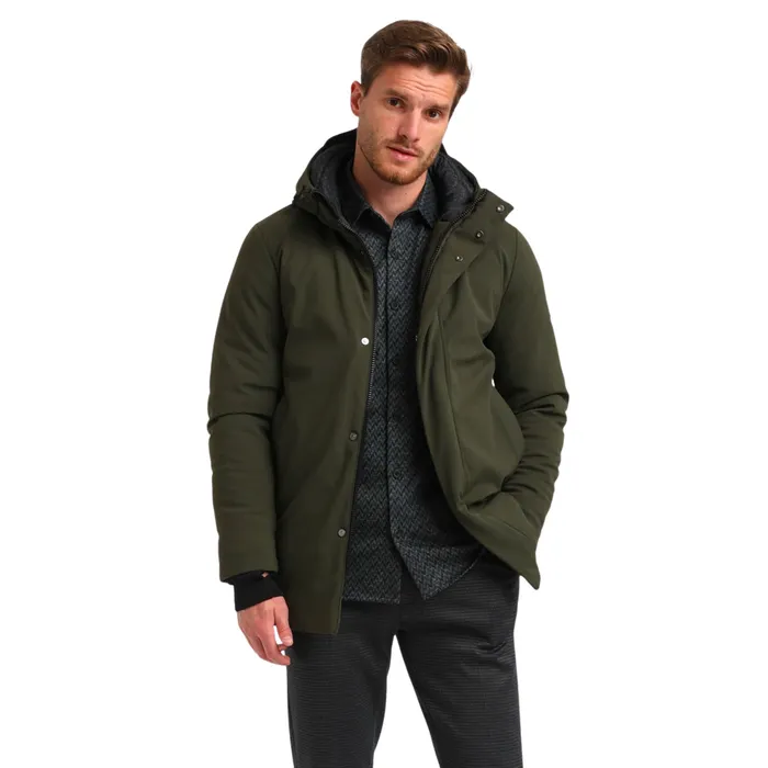Gabbiano Minimalistic Stretch Parka Winterjas Heren