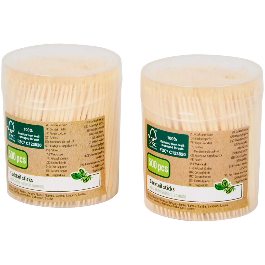 Cocktailprikkers 2 x 500 stuks