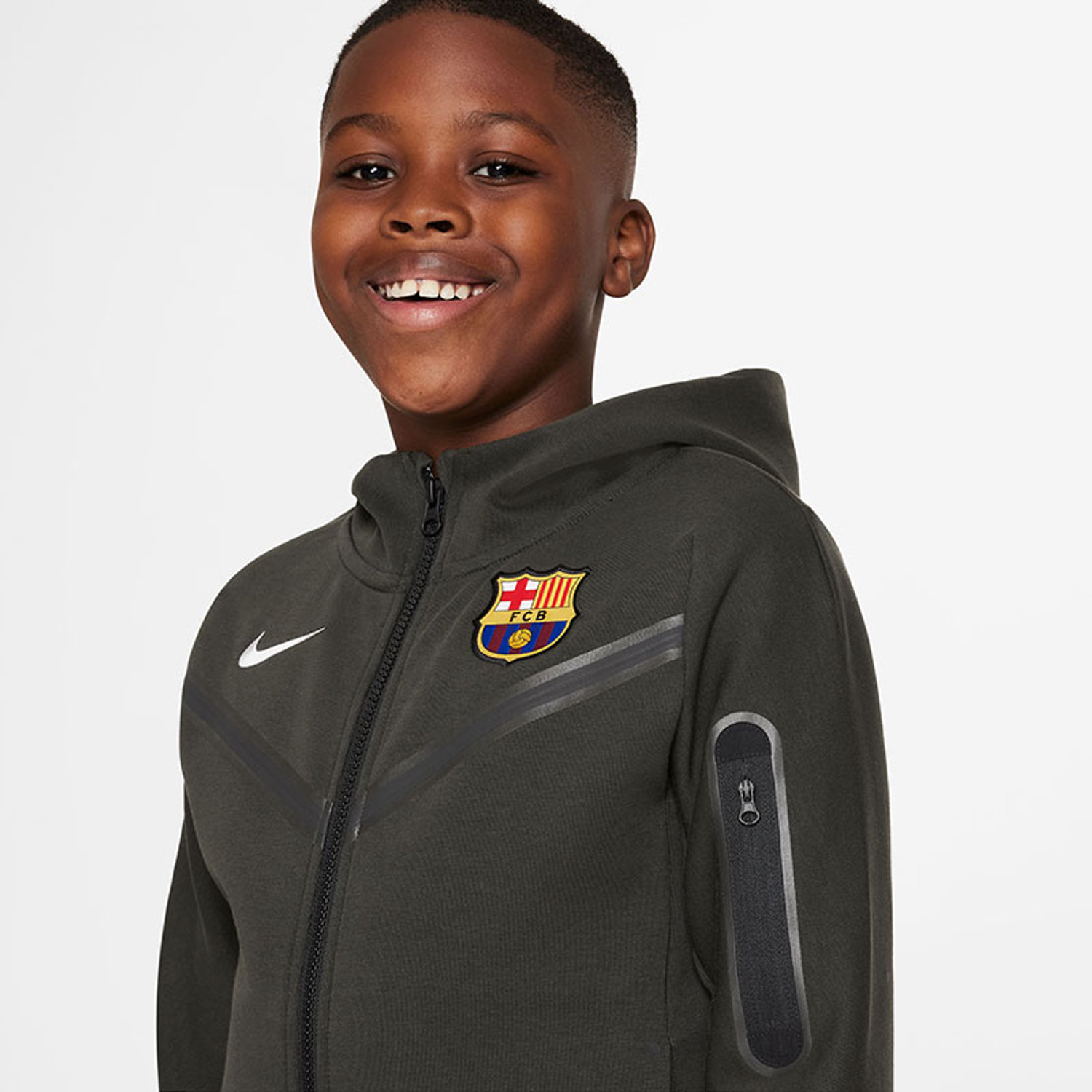 Nike FC Barcelona Tech Fleece Trainingspak Kids