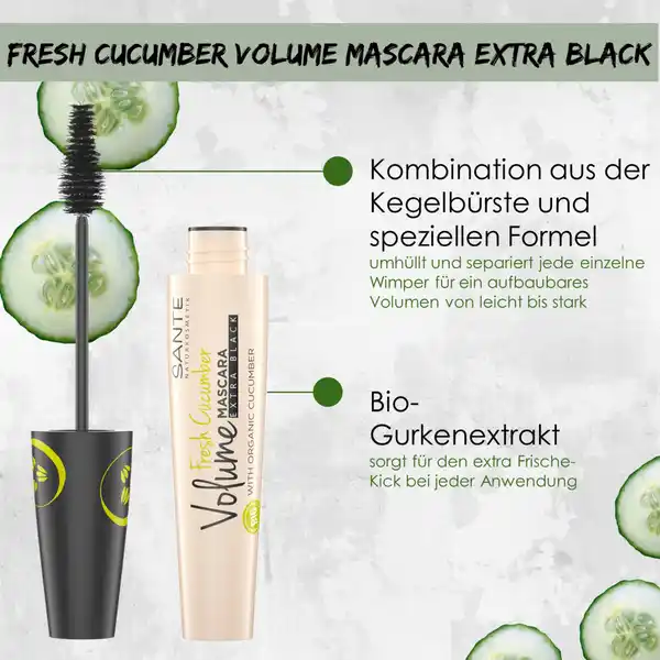 Fresh Cucumber Volume Mascara Extra Black