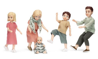 Lundby Dukkesett Familie Charlie
