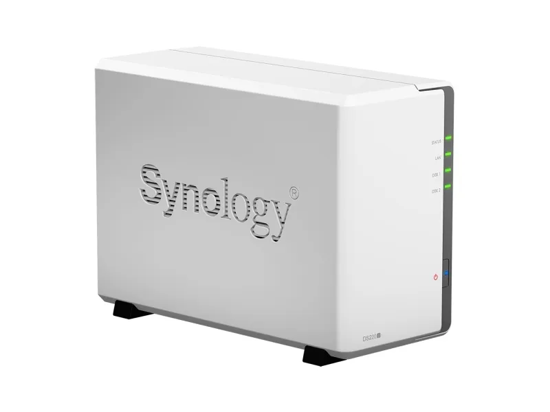 Synology Disk Station DS220j - NAS-server - 2 bays - SATA 6Gb/s - RAID 0, 1, JBOD - RAM 512 MB - Gigabit Ethernet - iSCSI support