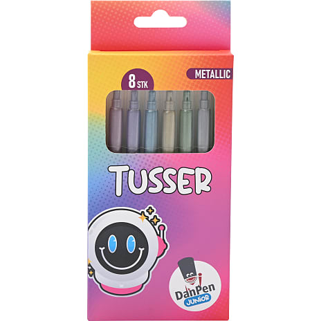 Danpen junior marker metallic 8-pak