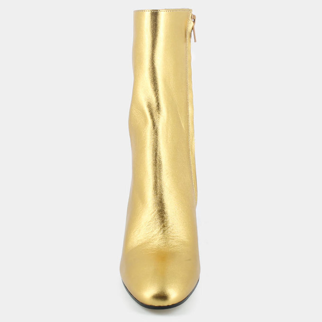 Jonak Bottines en Velours de Cuir Valoris dorées - Talon 8 cm