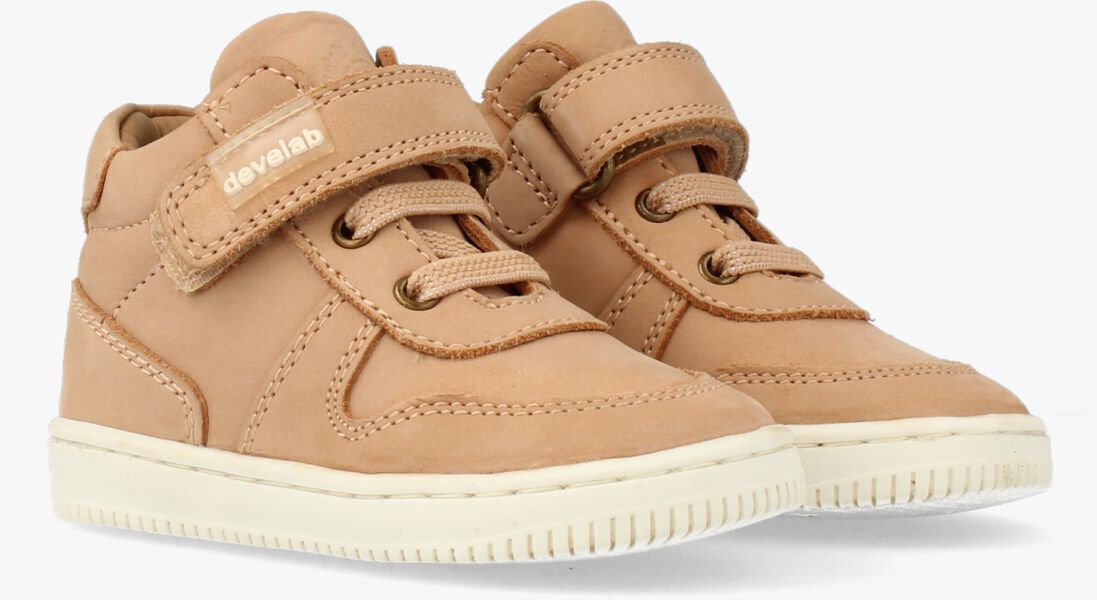 DEVELAB cognac develab hoge sneaker 44331